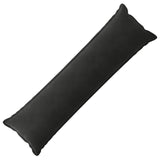 Vidaxl kussen met kussen houten zwart 40 x 145 cm fluweel