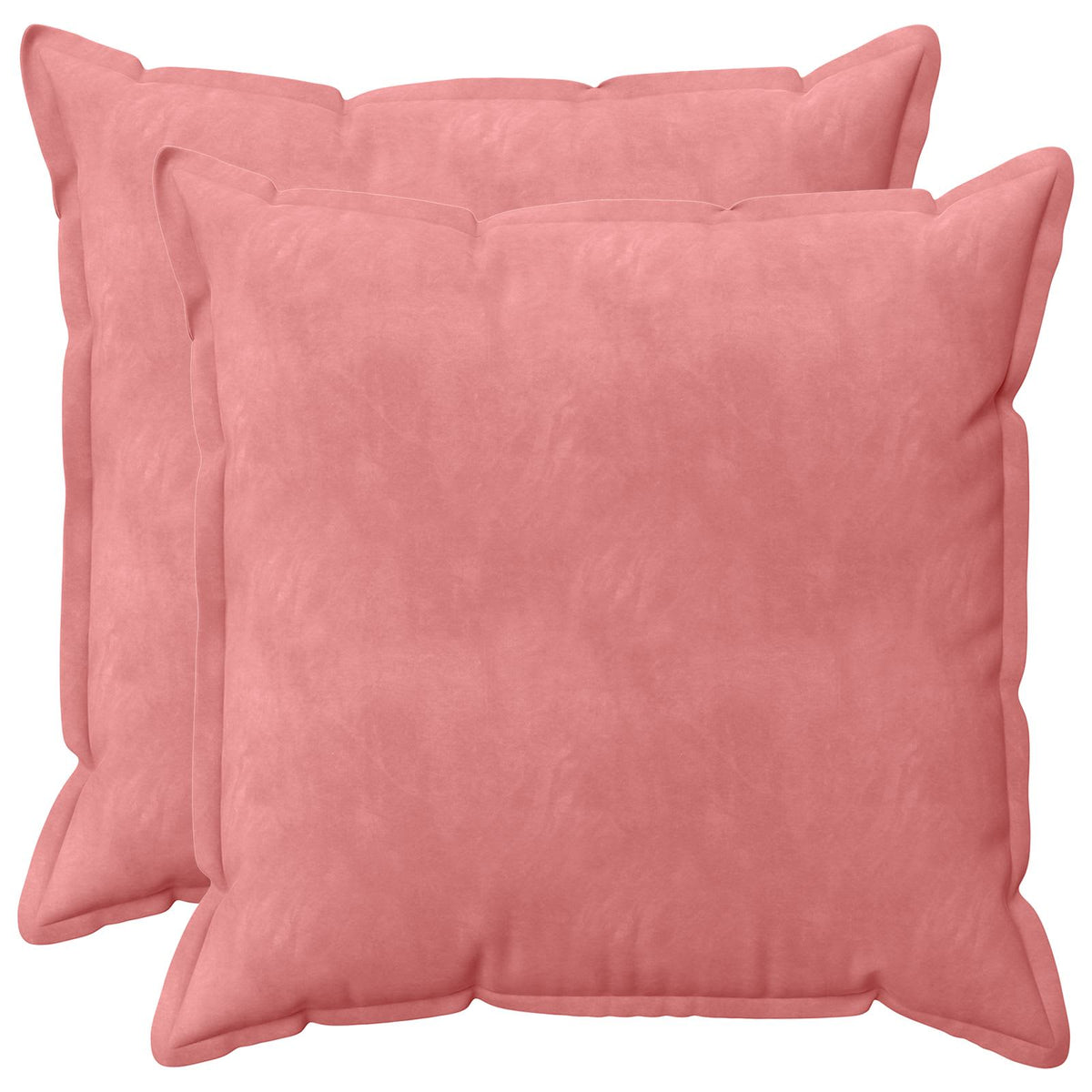 Vidaxl kussen met kussen houten 2 st roze fluweel