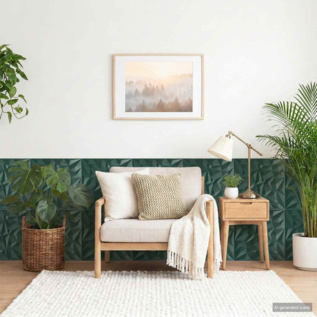 Vidaxl wandpanelen 48 st 50 x 50 cm amethist groen xps schuim