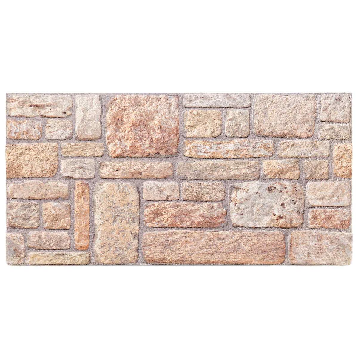 Vidaxl wandpanelen 10 st 100 x 50 cm lichtbruin en wit eps-schuim