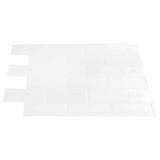 Vidaxl subway tegel 50 st wit 30 x 30 cm polyurethaan en pet