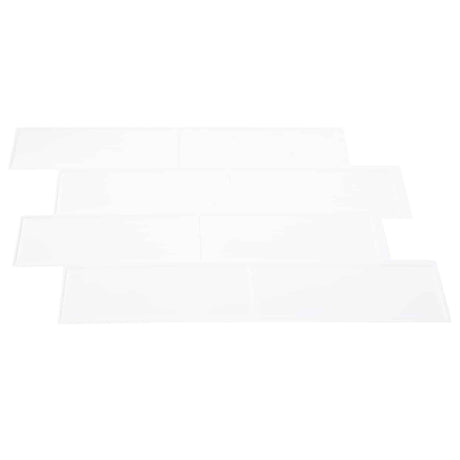 Vidaxl subway tegel 50 st wit 29 x 21 cm polyurethaan en pet