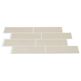 Vidaxl subway tegel 10 st beige 29 x 21 cm polyurethaan en pet