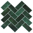 Vidaxl haringbeen tegel 20 st donkergroen 30 x 30 cm