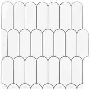 Vidaxl veer tegel 50 st wit grijs 30 x 30 cm polyurethaan en pet