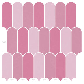 Vidaxl veer tegel 20 st roze 30 x 30 cm polyurethaan en pet