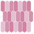 Vidaxl veer tegel 50 st roze 30 x 30 cm polyurethaan en pet