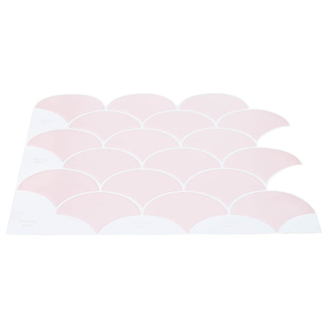 Vidaxl vis schaal tegel 20 st lichtroze 30 x 30 cm polyurethaan en pet