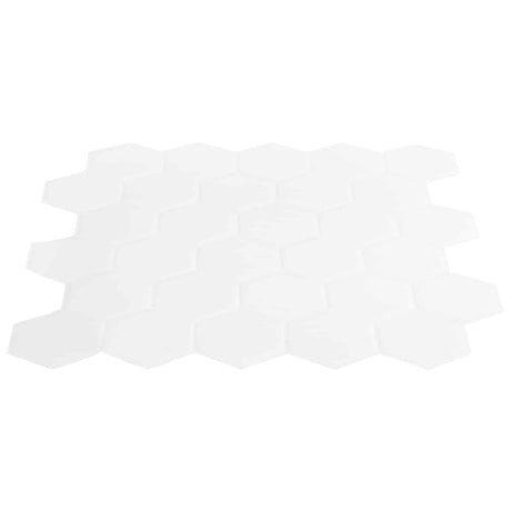 Vidaxl hexagon tegel 20 st wit 30 x 30 cm polyurethaan en pet
