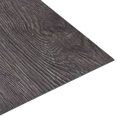 Vidaxl vloerplanken zwart en grijs 5,11 m² 55 st pvc