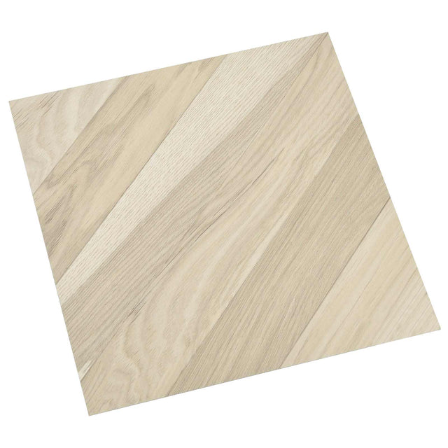 Vidaxl zelfklevende vloerplanken beige gestreept 30,5 x 30,5 cm 20 st