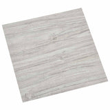 Vidaxl zelfklevende vloerplanken lichtgrijs en wit. 30,5 x 30,5 cm