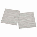 Vidaxl zelfklevende vloerplanken lichtgrijs en wit. 30,5 x 30,5 cm