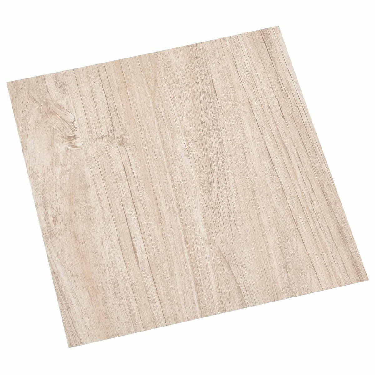 Vidaxl zelfklevende vloerplanken lichtbruin en wit 30,5 x 30,5 cm