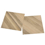 Vidaxl zelfklevende vloerplanken bruin gestreept 30,5 x 30,5 cm 20 st