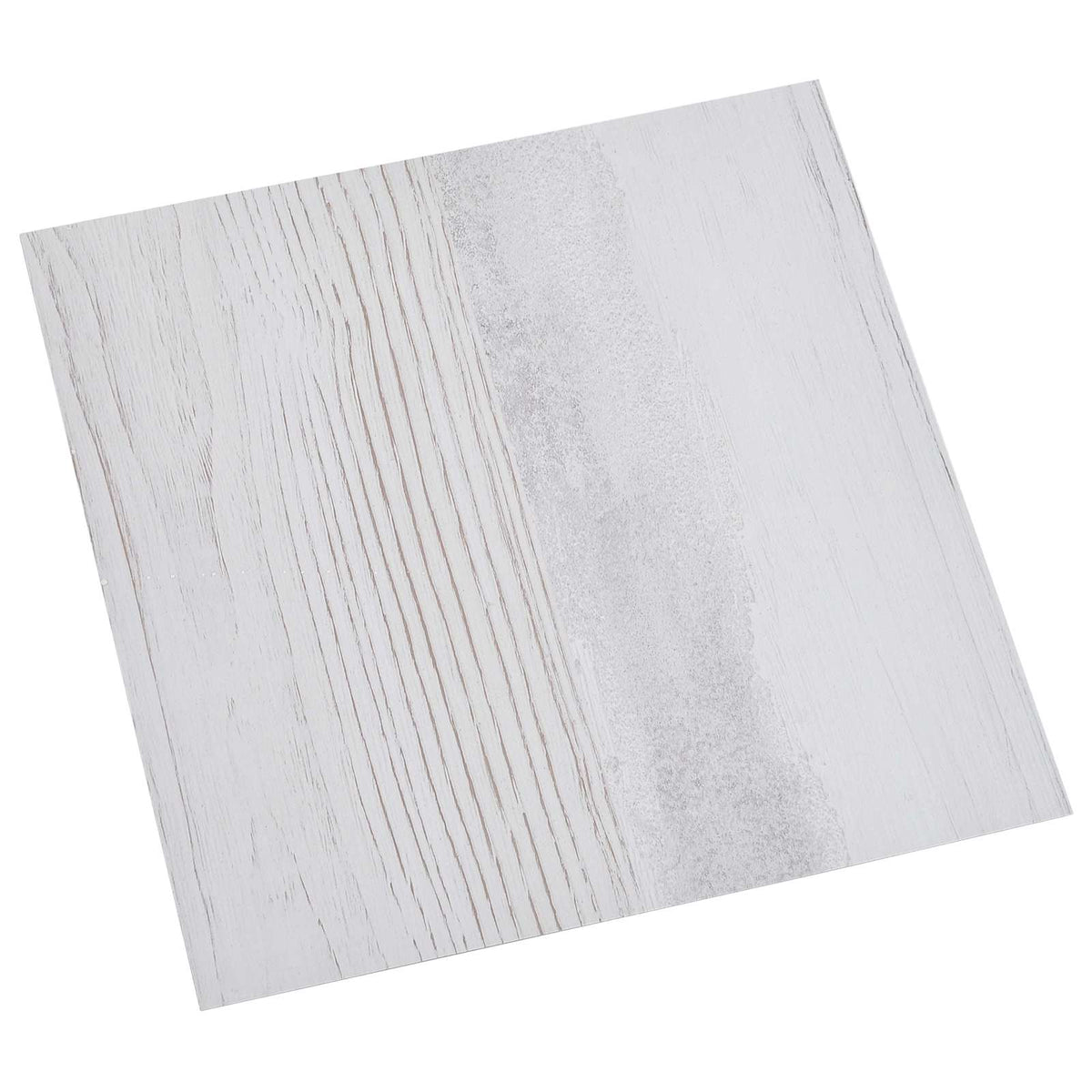 Vidaxl zelfklevende vloerplanken wit en hout 30,5 x 30,5 cm 20 st pvc
