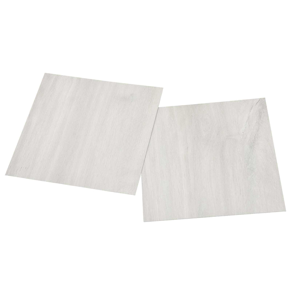 Vidaxl zelfklevende vloerplanken wit en houtkleur 30,5 x 30,5 cm 20 st