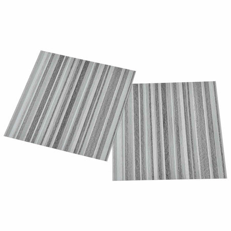 Vidaxl zelfklevende vloerplanken grijs en zwart 30,5 x 30,5 cm 20 st