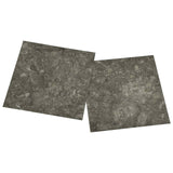 Vidaxl zelfklevende vloerplanken zwart en grijs 30,5 x 30,5 cm 20 st