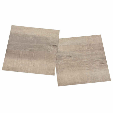 Vidaxl zelfklevende vloerplanken oud hout 30,5 x 30,5 cm 20 st pvc