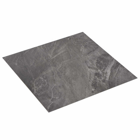 Vidaxl zelfklevende vloerplanken zwart 30,5 x 30,5 cm 20 st pvc