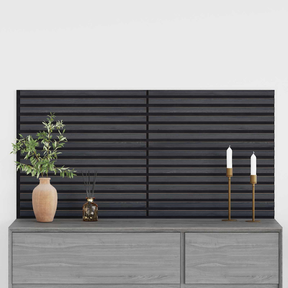 Vidaxl wandpanelen 2 st 60,5 x 60 cm antracietkleurig