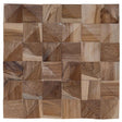 Vidaxl wandpaneel 11 st naturel 30 x 30 x 2 cm