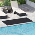 Vidaxl vloermat met stippen zwart 1 x 2 m rubber