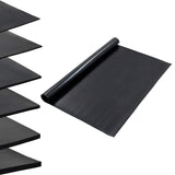 Vidaxl vloermat zwart 1,2 x 2 m rubber
