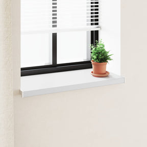 Vidaxl raamsokkel wit 80 x 40 x 4,5 cm pvc
