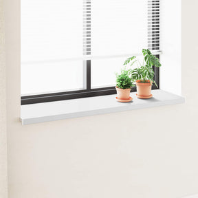 Vidaxl raamsokkel wit 120 x 40 x 4,5 cm pvc