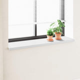 Vidaxl raamsokkel wit 140 x 40 x 4,5 cm pvc