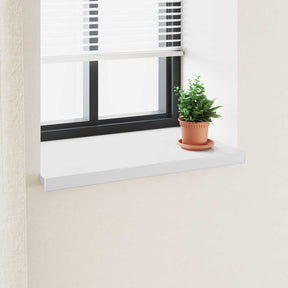 Vidaxl raamsokkel wit 100 x 50 x 4,5 cm pvc
