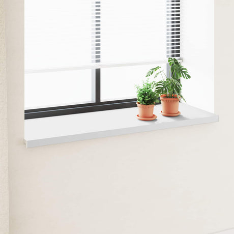 Vidaxl raamsokkel wit 140 x 50 x 4,5 cm pvc