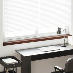 Vidaxl raamsokkel bruin hout 140 x 10 x 4,5 cm pvc