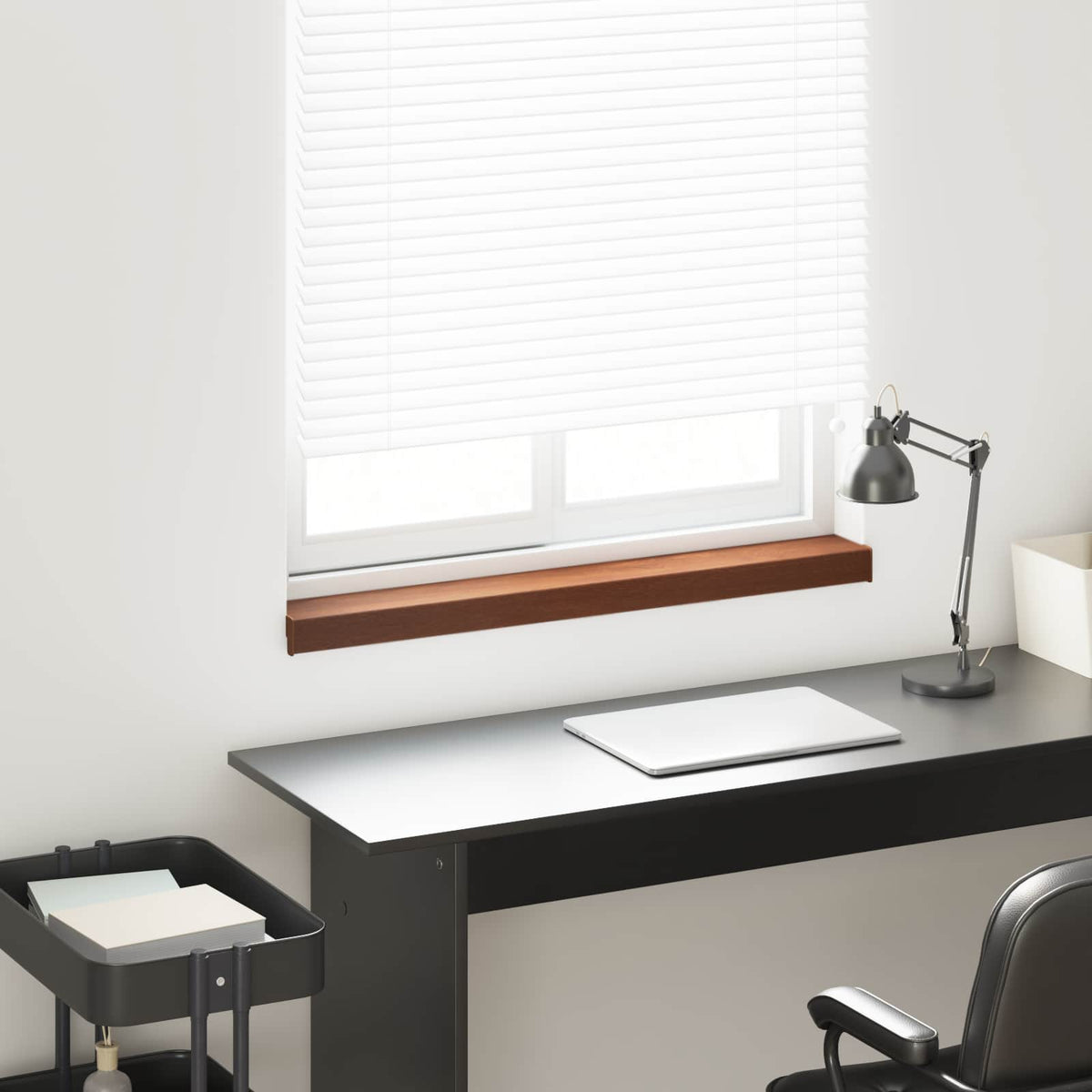 Vidaxl raamsokkel bruin hout 80 x 15 x 4,5 cm pvc