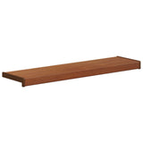 Vidaxl raamsokkel bruin hout 80 x 20 x 4,5 cm pvc