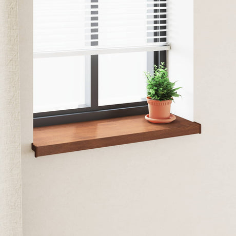 Vidaxl raamsokkel bruin hout 60 x 30 x 4,5 cm pvc