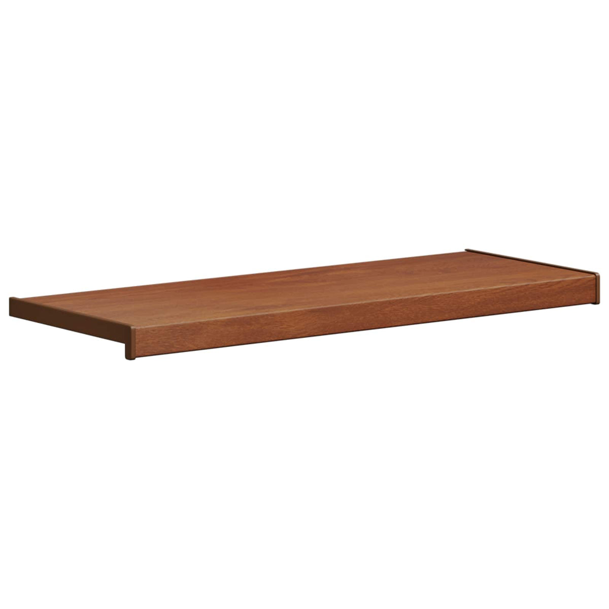 Vidaxl raamsokkel bruin hout 80 x 30 x 4,5 cm pvc