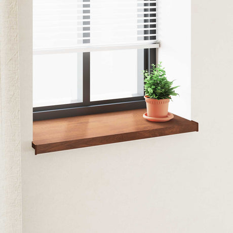 Vidaxl raamsokkel bruin hout 80 x 40 x 4,5 cm pvc
