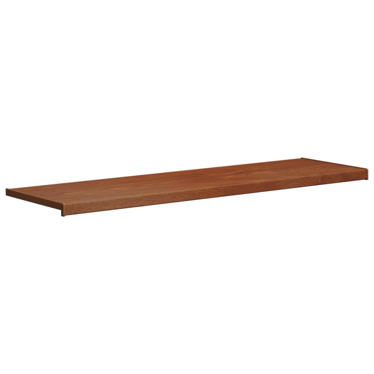 Vidaxl raamsokkel bruin hout 120 x 45 x 4,5 cm pvc