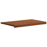 Vidaxl raamsokkel bruin hout 80 x 50 x 4,5 cm pvc