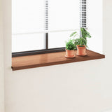 Vidaxl raamsokkel bruin hout 140 x 50 x 4,5 cm pvc