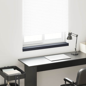 Vidaxl raamsokkel antraciet met houten nerf 60 x 10 x 4,5 cm pvc