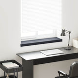 Vidaxl raamsokkel antraciet met houten nerf 60 x 25 x 4,5 cm pvc