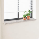 Vidaxl raamsokkel marmer textuur 140 x 35 x 4,5 cm pvc