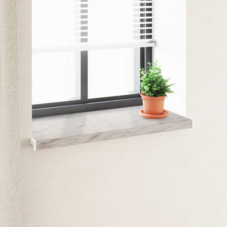Vidaxl raamsokkel marmer textuur 80 x 40 x 4,5 cm pvc