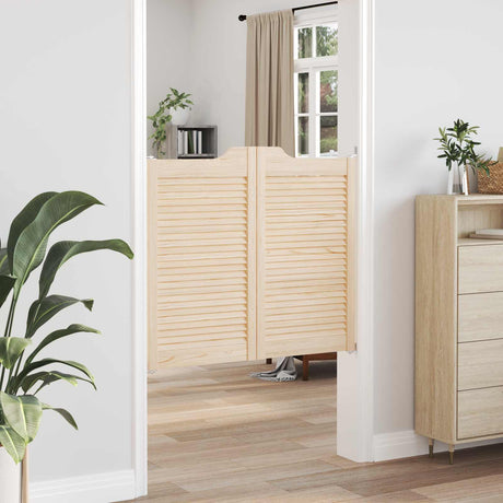 Vidaxl schuifdeuren 2 st 90 x 50 cm massief grenenhout naturel