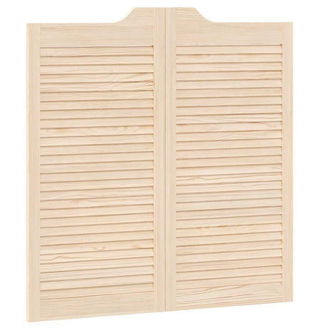 Vidaxl schuifdeuren 100 x 50 cm massief grenenhout naturel