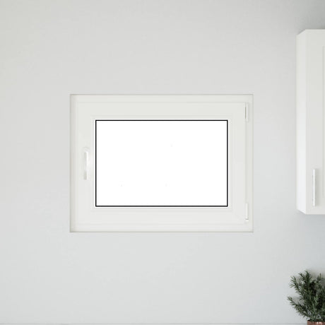 Vidaxl kleur binnenkant kelderraam wit risor 80 x 50 cm